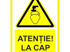 Placuta atentie la cap
